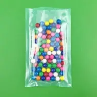 6 x 10 clear vacuum bag filled with candy