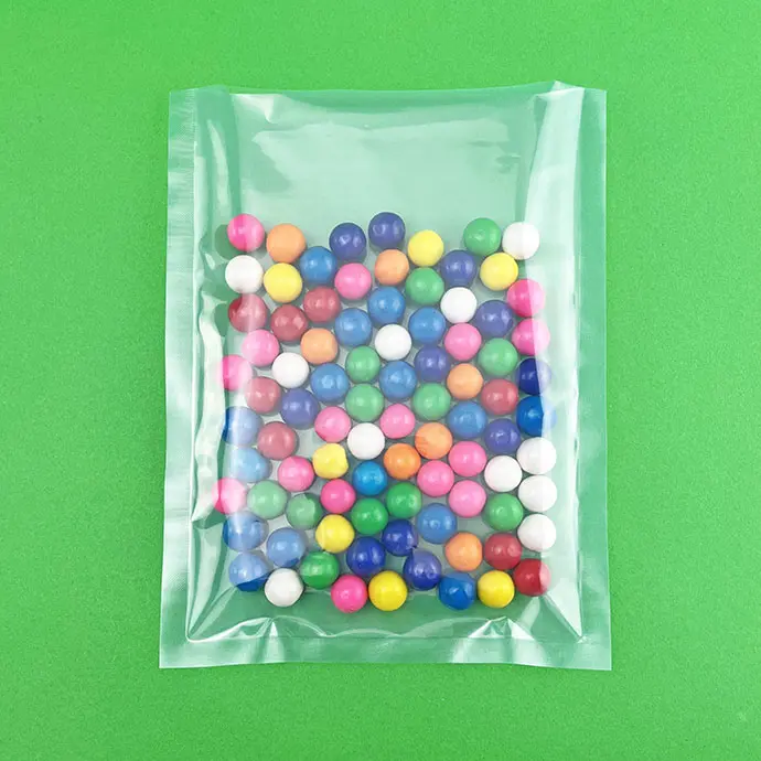 7 x 9 clear vacuum bag filled with candy 7 x 9 clear vacuum bag filled with candy
