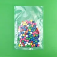 8 x 12 clear vacuum bag filled with candy