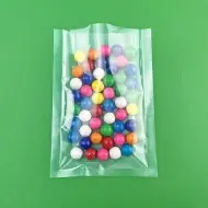 5 x 7 clear vacuum pouch filled with candy