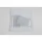 9" x 9" White Mylar Foil Bag with ZipSeal