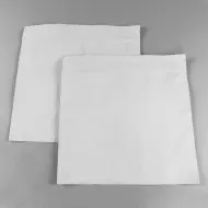 11" x 11” White MylarFoil Pouch with Tamper Evident ZipSeal
