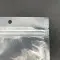 clear vacuum zipper pouch with tear notch and hang hole