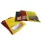 yellow red and black versions of this bottom load zipper pouch