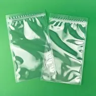 clear vacuum pouch with zip seal