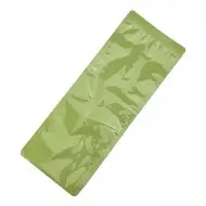 7.0 x 18.5 pale green zipper pouch