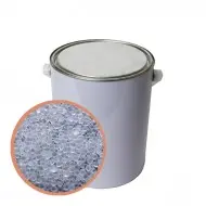 macros shot of white non-indicating silica gel deisccants