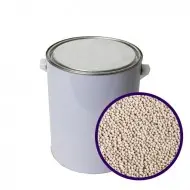 5 lb Can with preview window showing housed  3A molecular sieve desiccant beads