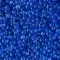 close up of blue indicating silica gel beads