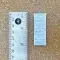 2 g Molecular Sieve Desiccant Packet next to ruler