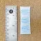 5g Molecular Sieve Desiccant Packet next to ruler