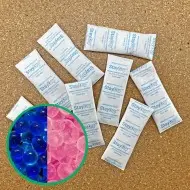 5.0 Gram Indicating Silica Gel Desiccant Packet
