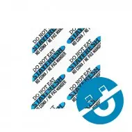 100cc packet of Non-Iron non ferrous Oxygen Absorbers with icon depicting non magnetic