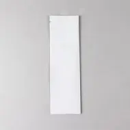 1.75" x 6" White Mylar Foil Pouch