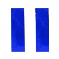 Two pantone blue mini stikpouches on white table