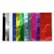 2.5" X 6" colored MylarFoil 3 side pouches