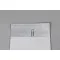 4.375” x 8.0” OD White Custom Kraft Pouch with Tear Notch (1,000/case) - 04375WNK08TL