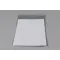 4.375” x 8.0” OD White Custom Kraft Pouch with Tear Notch (1,000/case) - 04375WNK08TL