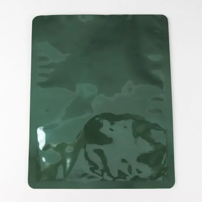 green mylar foil bag