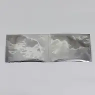 atached silver pouches with bottom opening