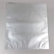single metalic silver large heat seal pouch