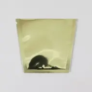 gold trapezoid pouch