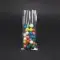 small clear pouch with candy