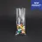 small clear pouch filled with candy