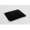3.125"x 2.75" black custom shaped 3 side seal pouch