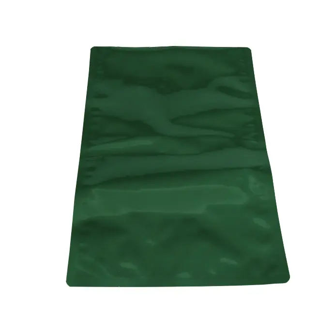 green mylar foil bag