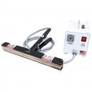large handheld impulse sealer jaw and white control unit