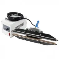12" impulse handheld heat sealer with blue handle