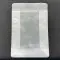 5.875" x 2.75" x 8.625" OD Matte Transparent Square Bottom Bag with ZipSeal