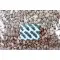 close look at Stay Fresh Oxygen Absorber packet sealed inside with beans