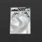 full body shot of tamper evident silver zipseal pouch