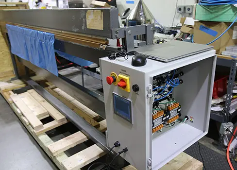 long sealer with wiring from new control panel install