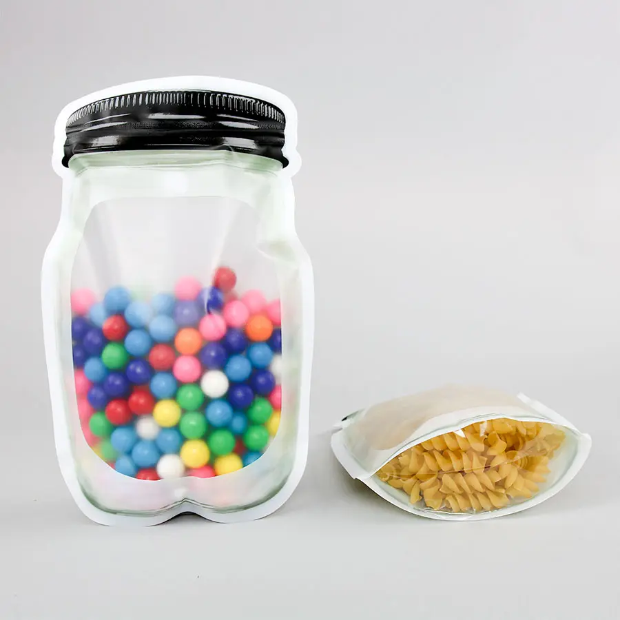 Mason Jar bag with black lid