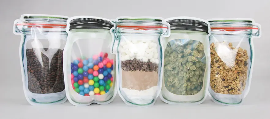 Mason jar bags