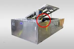 A Large Chamber Vacuum Sealer with Light Curtain Safety Feature