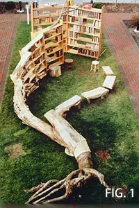 figure 1 of wooden art piece