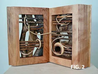 figure 2 of wooden art piece