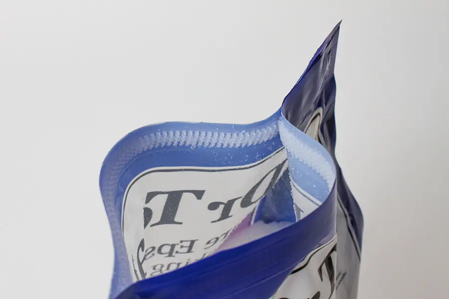 Epsom Salt Velcro-Style Zipper