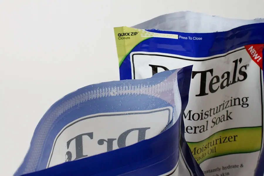 Dr. Teals Epsom Salt Zipper Pouches