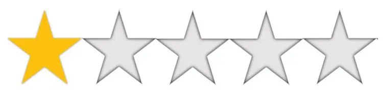 one star review