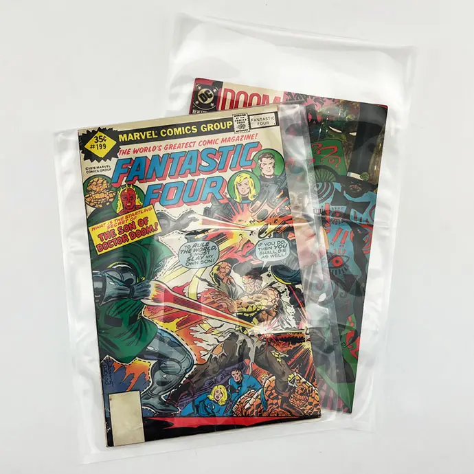 comic books in superpoly bags
