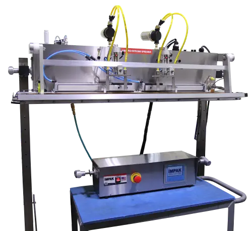 customPAK with Siements controller placed in front of machine