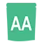 AA small sized stand pouch icon