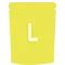L Large sized stand pouch icon