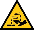 corrosive warning