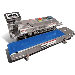 band sealer with ink jet printing
